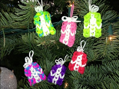 HOW TO MAKE RAINBOW LOOM PRESENT CHARM AND ORNAMENT