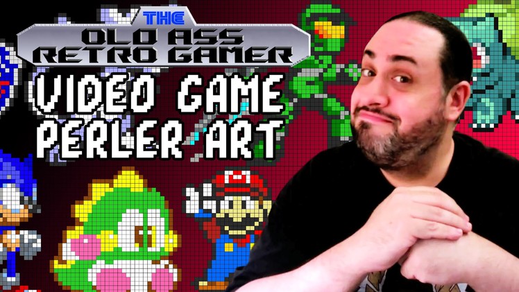 Video Game Perler Art - The Old Ass Retro Gamer