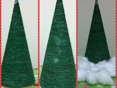 Yarn Tree - Christmas Diy