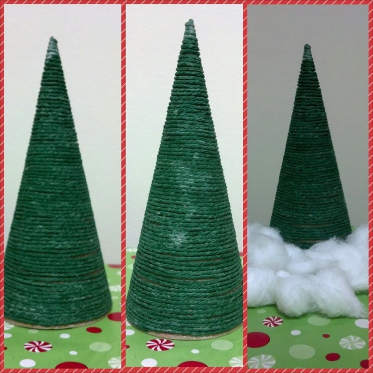 Yarn Tree - Christmas Diy