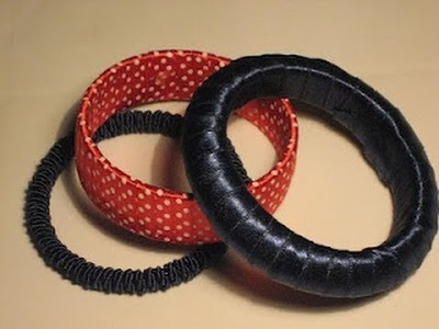 Cómo hacer una pulsera. How to customize a bangle