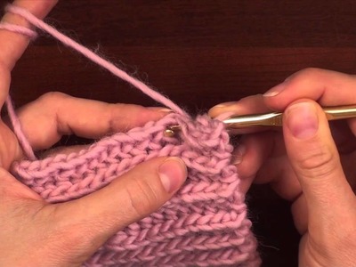 Crochet Stitch Variations: Back Post Single Crochet