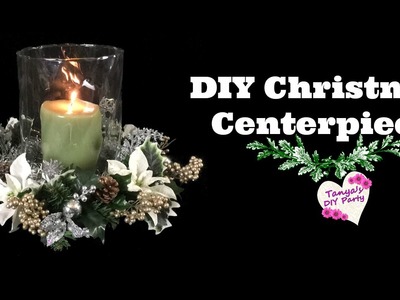 DIY Christmas Centerpiece - Dollar Tree and Home Sense Items