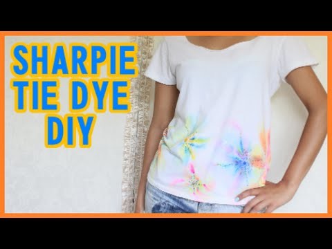 DIY: Easy Sharpie Tie Dye T- Shirt :)