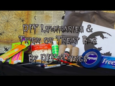 DIY Halloween Luminaries & Trick or Treat Bag