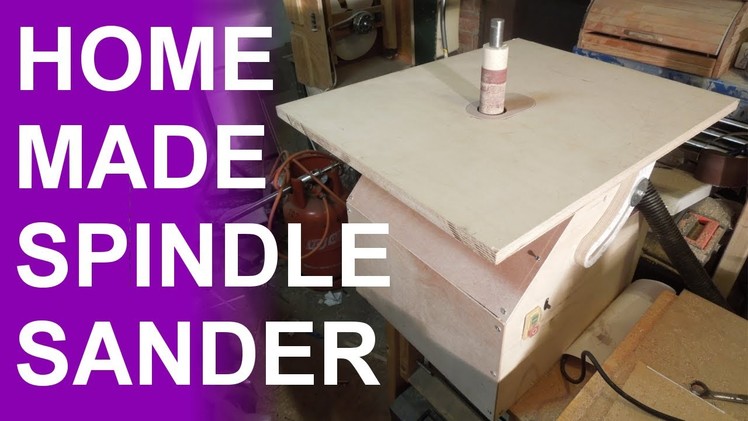 Homemade oscillating spindle sander.