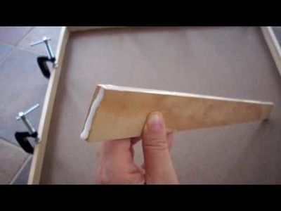 How To build a cradled hardboard for a painting