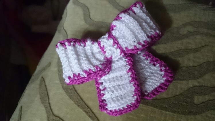 How to Crochet a Bow _ DIY - Tutorial .
