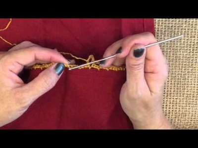 How To Crochet On Fabric