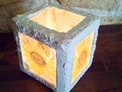 How To Make A Decoupage Lantern - DIY Home Tutorial - Guidecentral