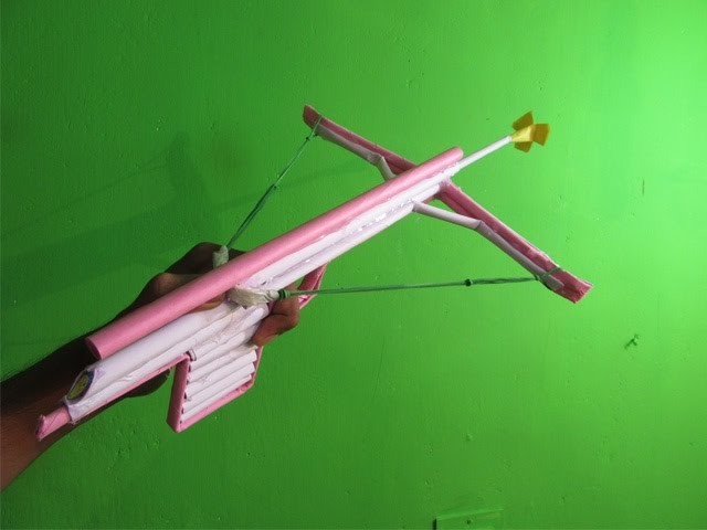 How to Make a Paper Crossbow (Hooka)- Easy Tutorials