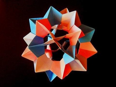 How to make an Origami Electra Icosidodecahedron