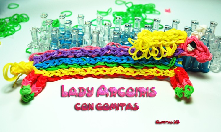 Lady Arcoiris con gomitas. Lady Rainicorn Adventure time. rainbow loom