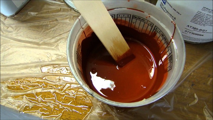 Mixing Epoxies for Spray Painting