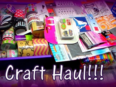 October Bargain Craft Haul! Mardens, Oriental Trading, Washi Tape, Fabric & More!