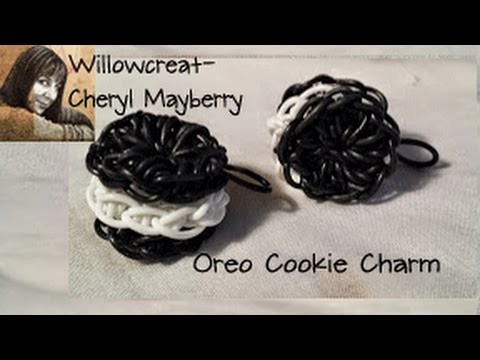 Oreo Cookie Charm - Made on a Hook