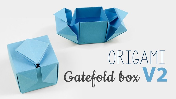 Origami Gatefold Box Tutorial V2