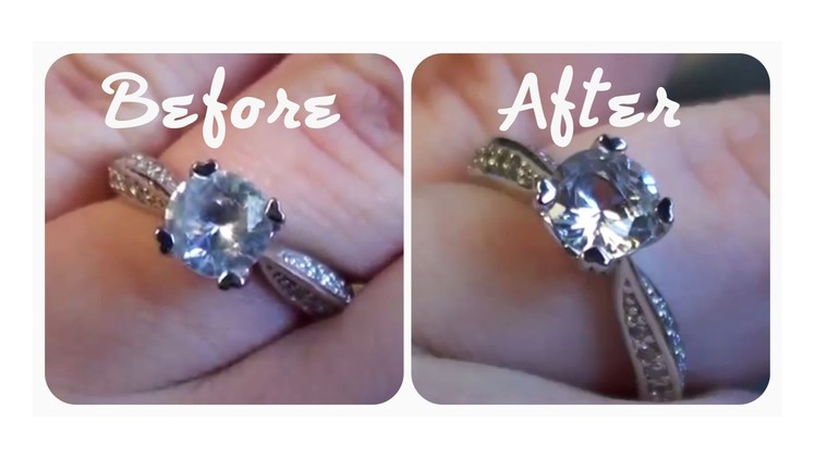 ☼ QUICK TIP: How to Make your Engagement Ring REALLY Sparkle! (Cheap, Easy & Effective) ☼