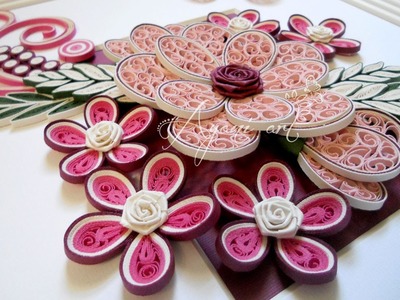 Quilling Malaysian Rose Flower Tutorial