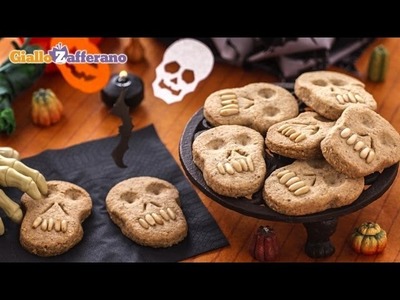 Skull cookies - Halloween recipe