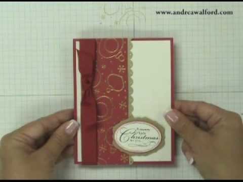 Stampin' Up! Tutorial - Sparkle & Shine Card