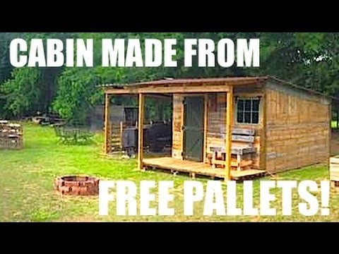 This Tiny House.Cabin was made from FREE Pallets!