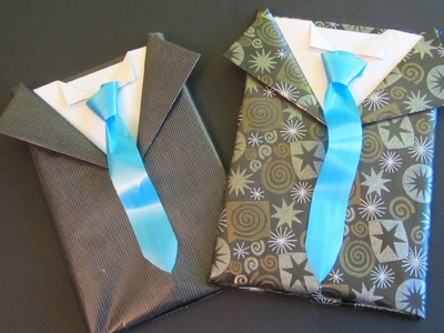 Tutorial: Envoltorio de regalo para caballero. Gift wrapping for men