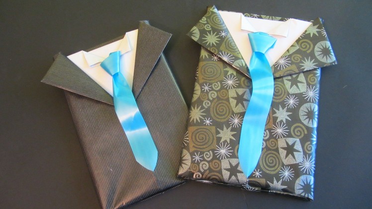 Tutorial: Envoltorio de regalo para caballero. Gift wrapping for men