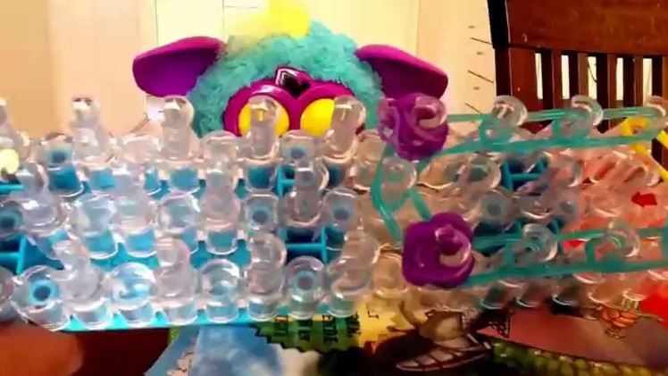 Create a Furby with rainbow loom