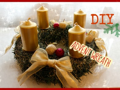 DIY ♡ HOW TO MAKE ADVENT WREATH | ADVENTNÍ VĚNEC | CHRISTMAS DECORATION