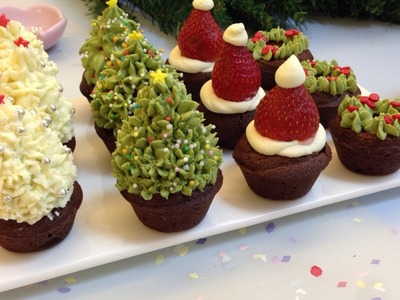 DIY Mini Holiday Christmas Brownies | bizarre island