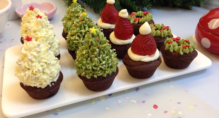 DIY Mini Holiday Christmas Brownies | bizarre island