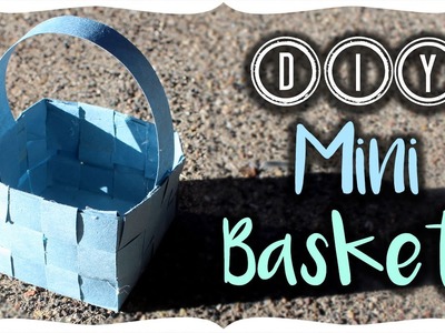 DIY Mini Paper Baskets