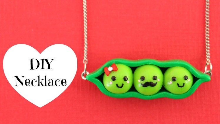 DIY Peas In A Pod Necklace