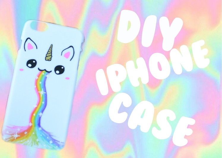 DIY Unicorn Rainbow IPhone Case