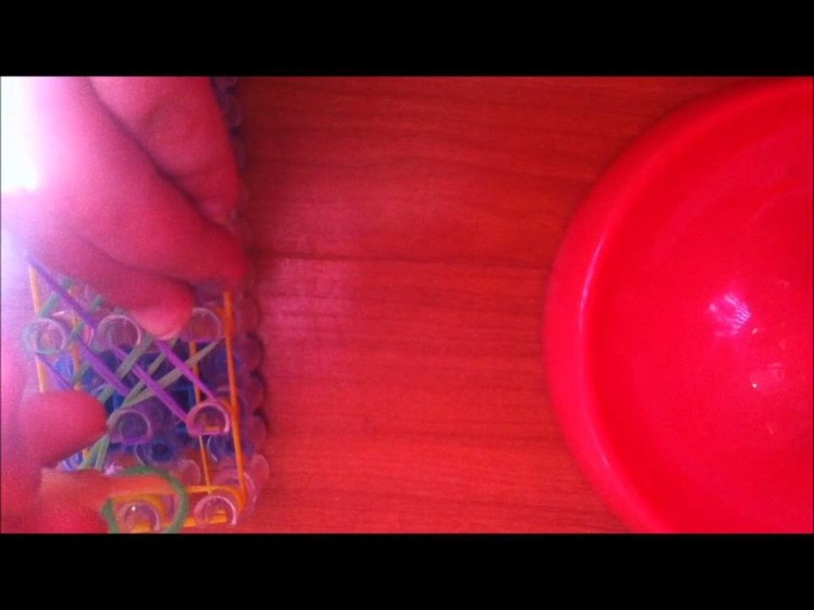 How to make a chinese finger trap on rainbow loom