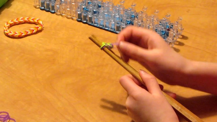 How to make a rainbow loom fishtail bracelet HD