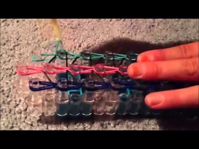 How to make a triple single rainbow loom bracelet