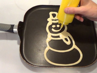 How to Make Christmas Pancakes (12 different pancake art patterns)