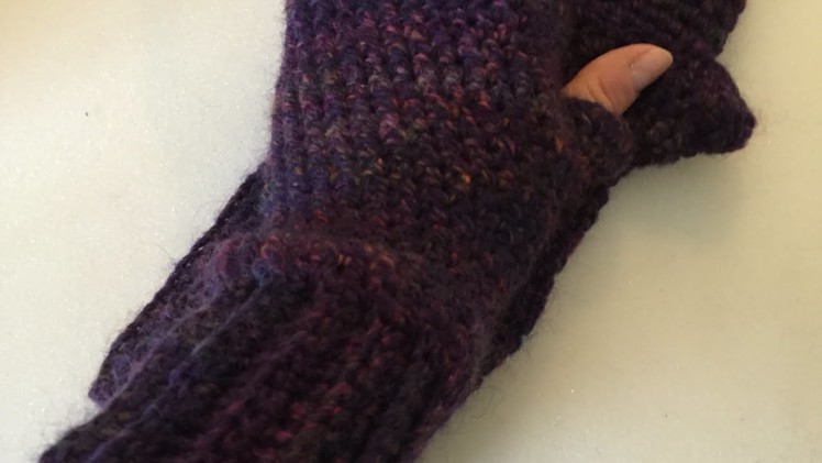 How To Make Warm Crochet Fingerless Gloves - DIY Style Tutorial - Guidecentral