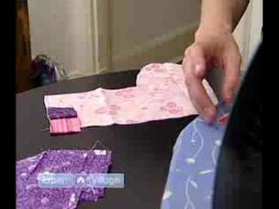 How to Sew a Handmade Christmas Stocking : How to Lay Out a Stocking Fabric for a Christmas Stocking