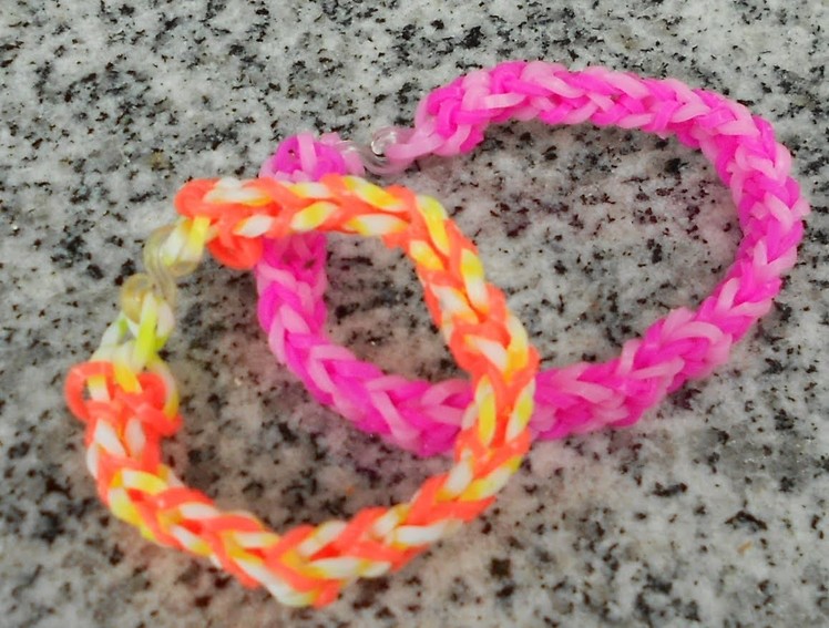 Loom bands designs - Rainbow Loom armband