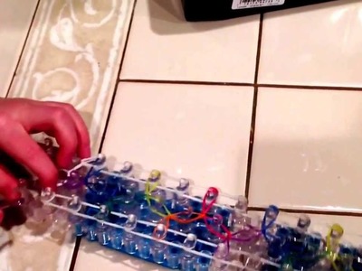 Loop-d-Loop bracelet on the Rainbow Loom. Kai's new pattern. Crazy loom friendly too.