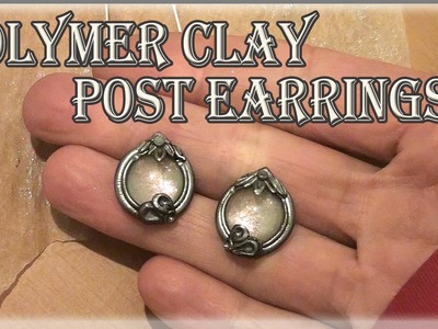 BeadsFriends: Polymer Clay - Polymer clay post earrings