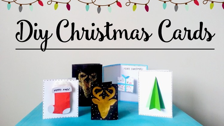 DIY Christmas Cards︱ 5 Unique + Easy Ideas