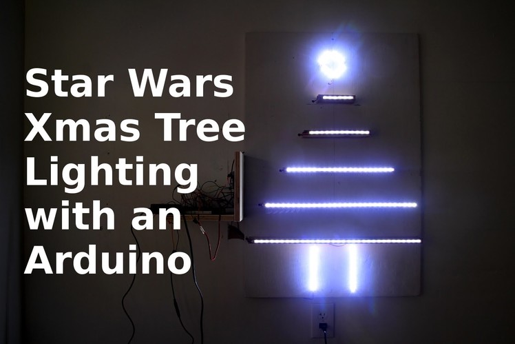 DIY Making a Christmas Tree w. an Arduino - Star Wars Lighting Pattern