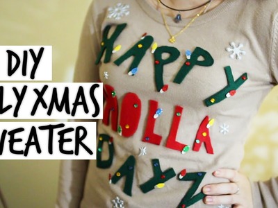 DIY Ugly Christmas Sweater || Collab with ImTaraMichelle