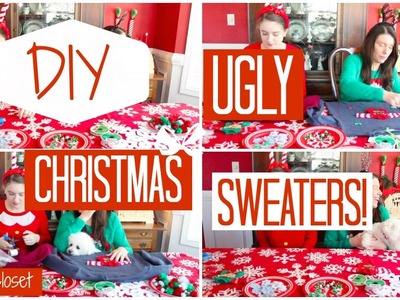 DIY Ugly Christmas Sweaters!