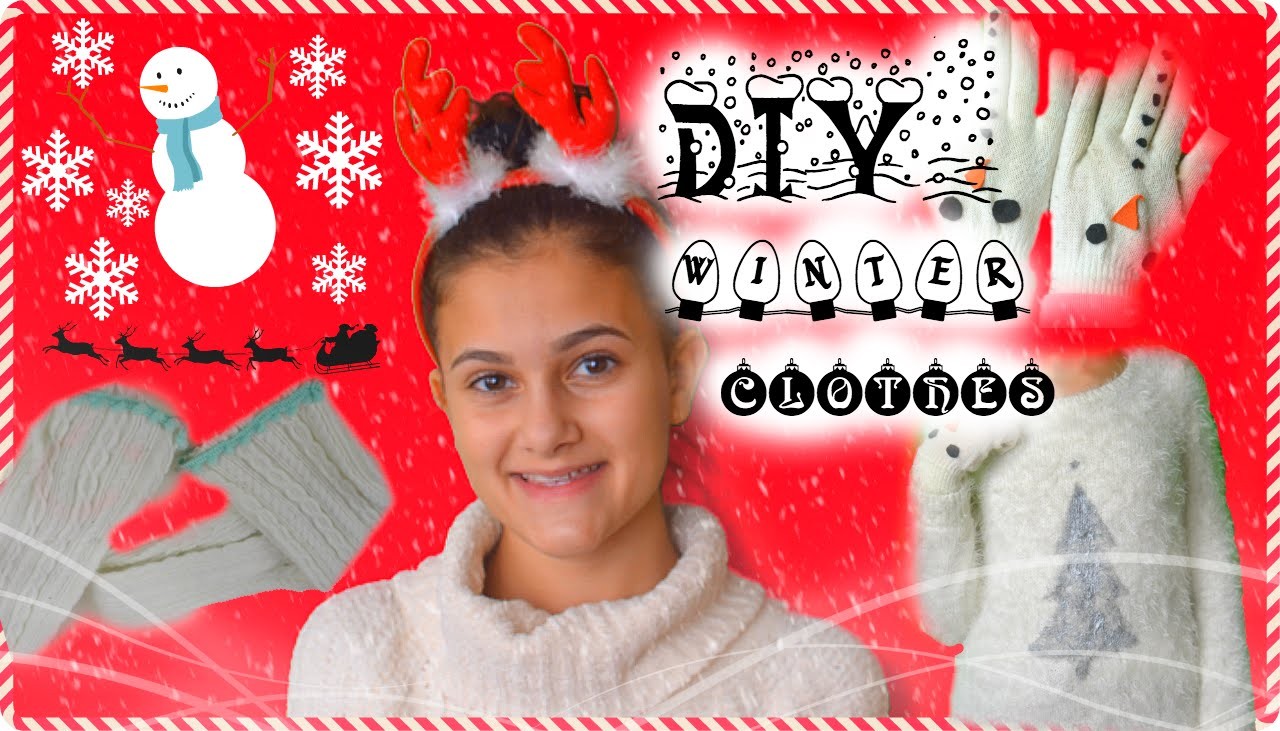 DIY WINTER CLOTHES | CHRISTMAS INSPIRED CLOTHES 2015