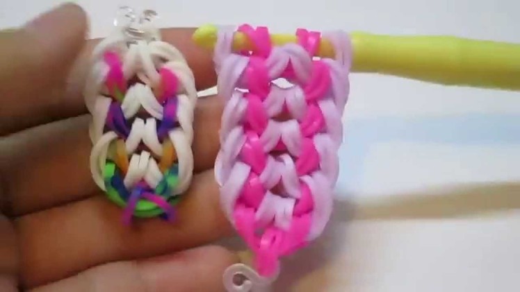 Rainbow loom double dragon scale bracelet.hook only